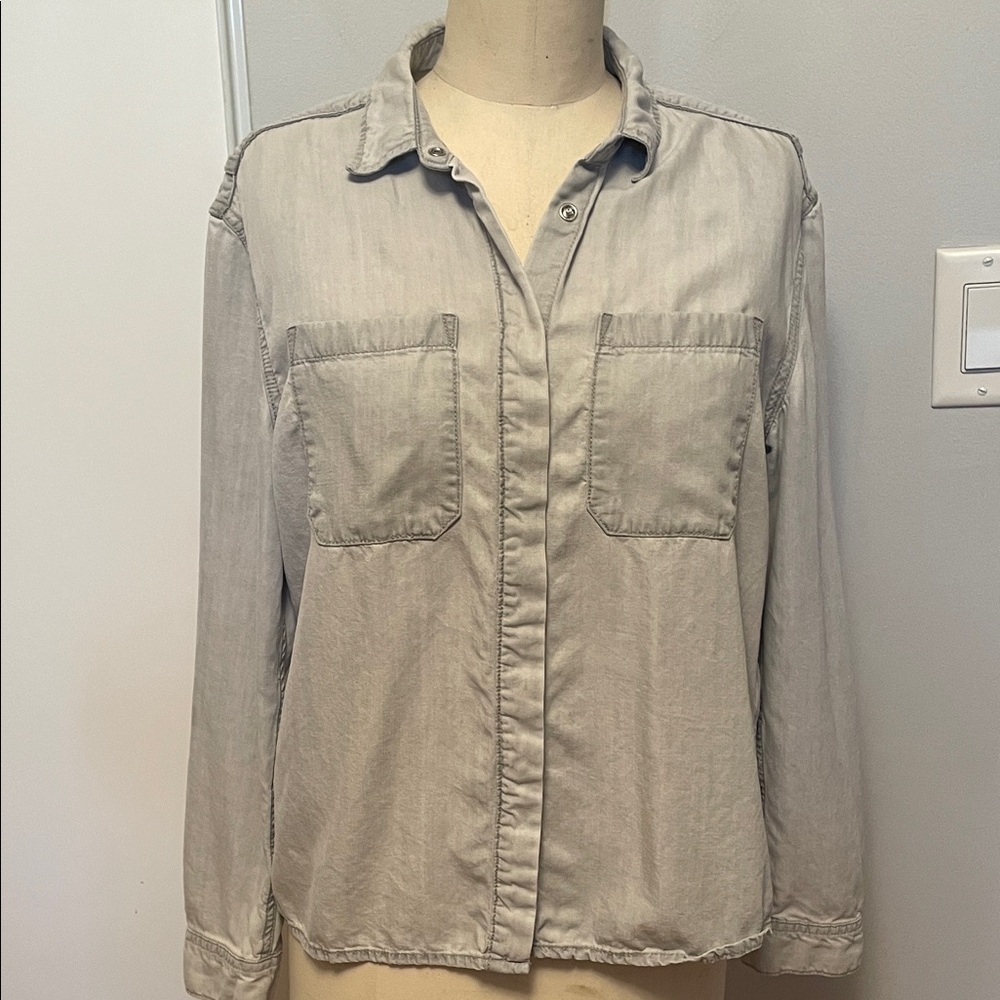 All Saints Light Gray Shirt